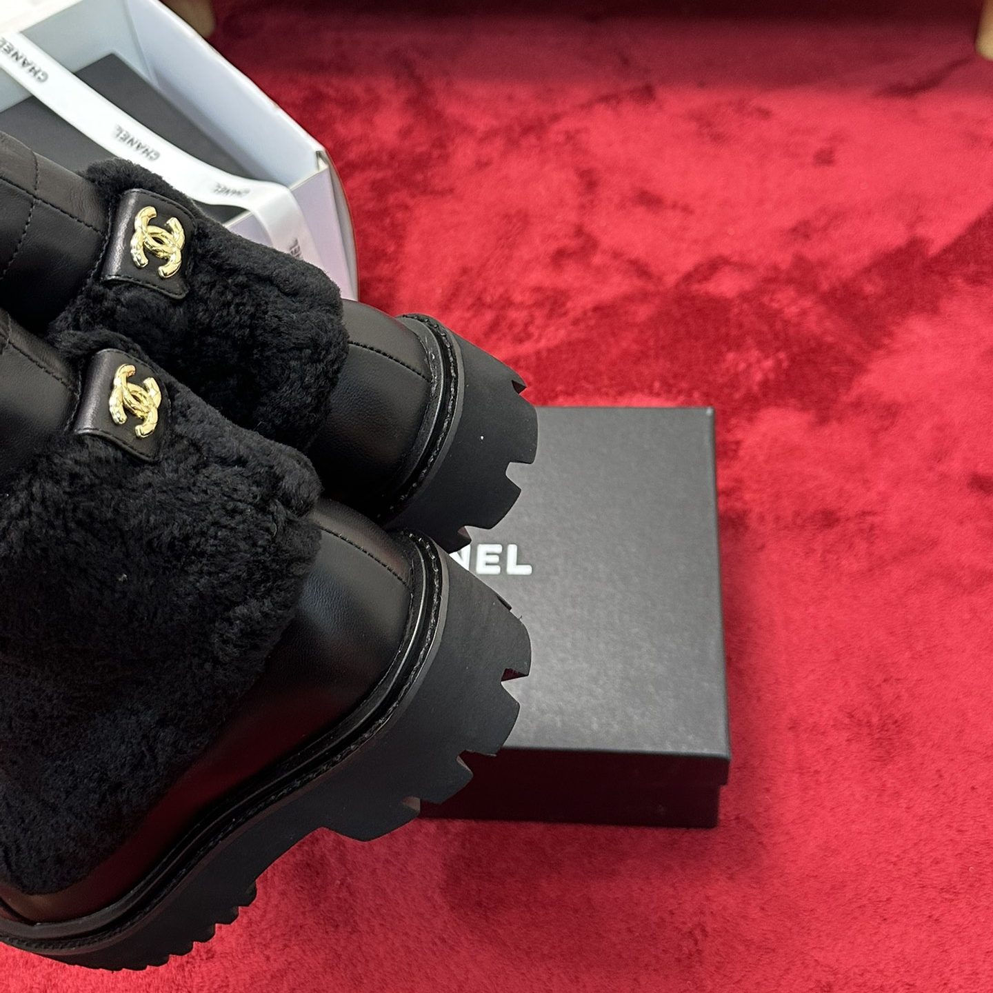 Chanel - Wool Ankle Boots