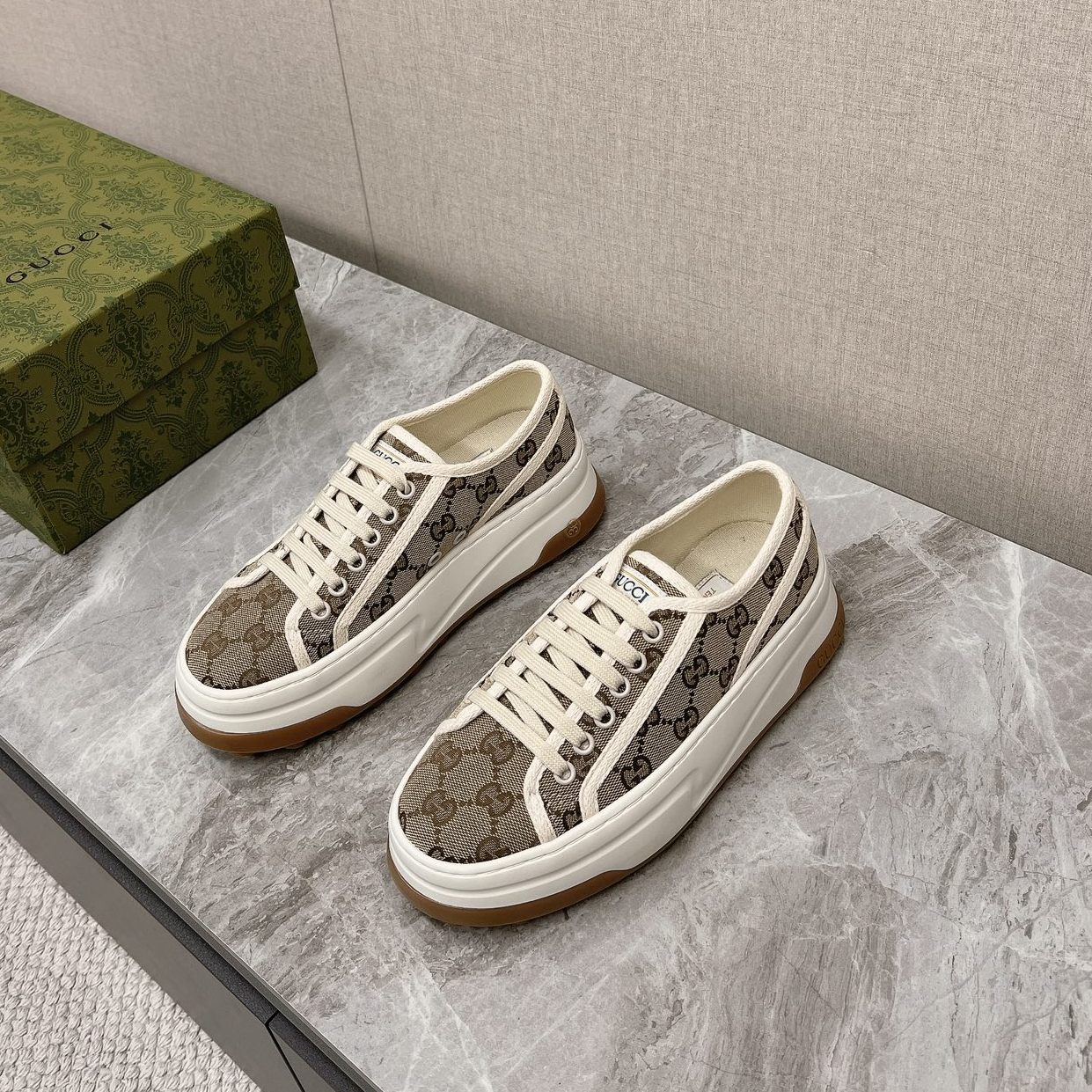 Gucci - Canvas Low cut Casual Shoes