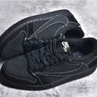 Air Jordan-Black Warrior Hook Low Top Shoes