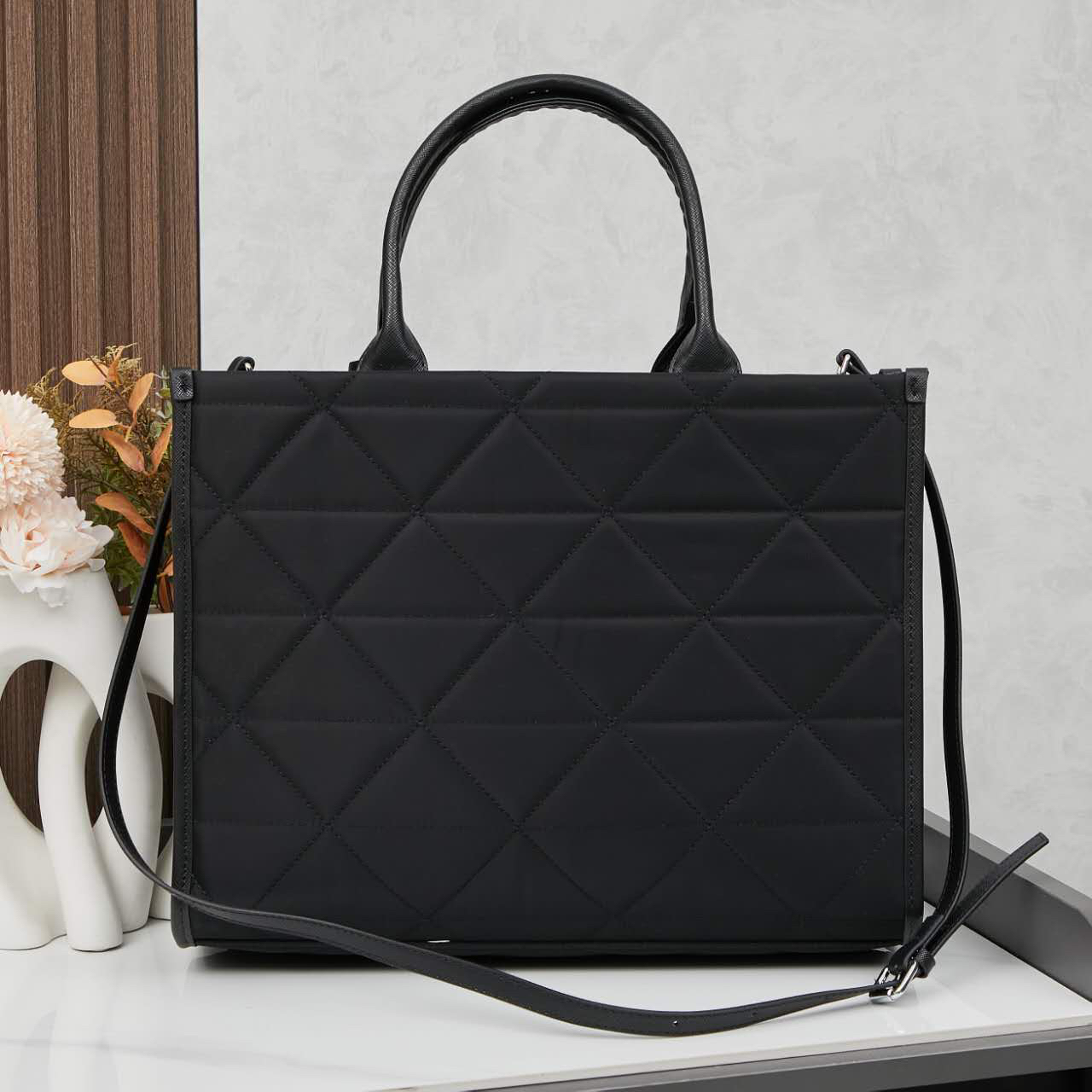 Prada-Parachute material shopping bag