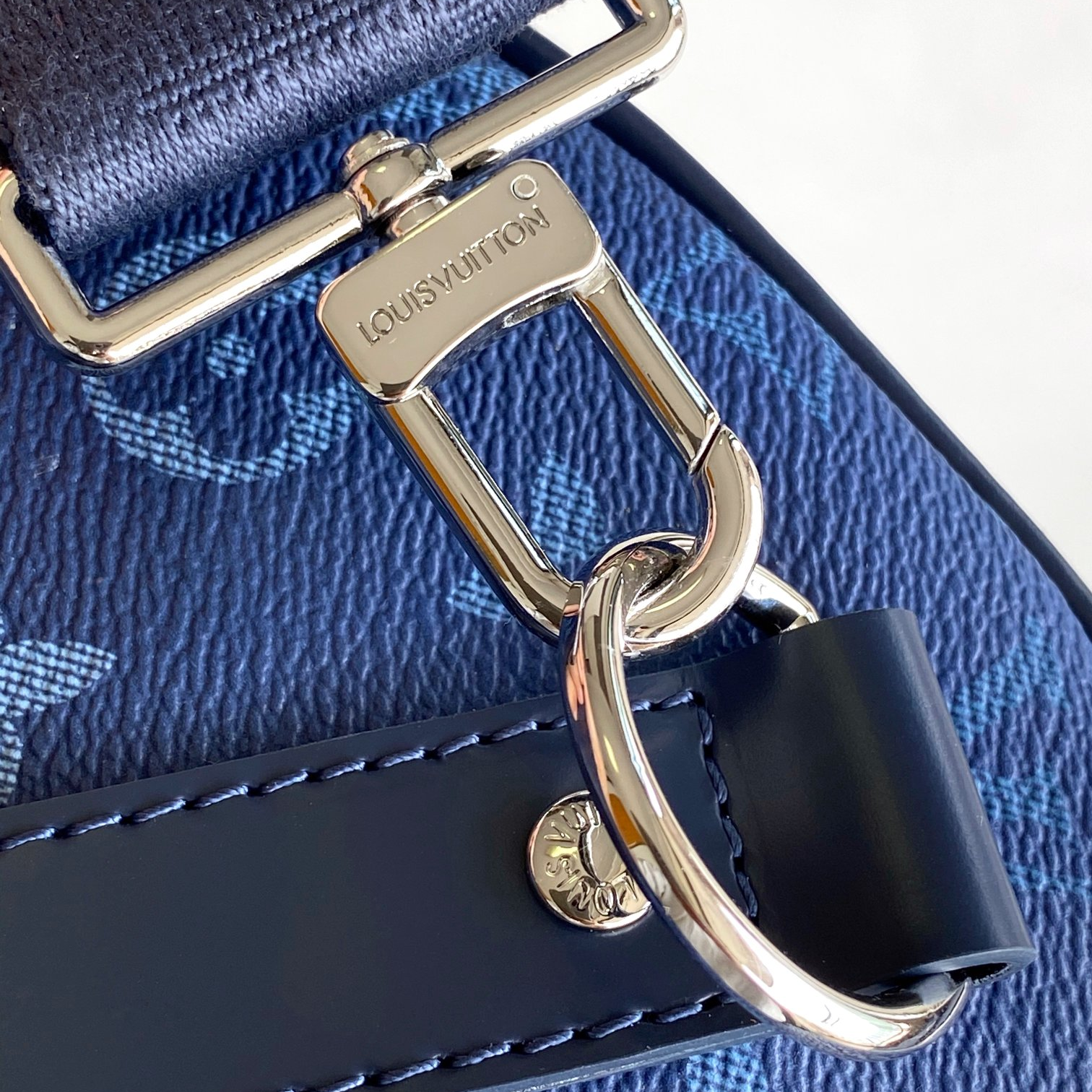 LV-keepall Bandouliere 55 Shoulder Bag Blue