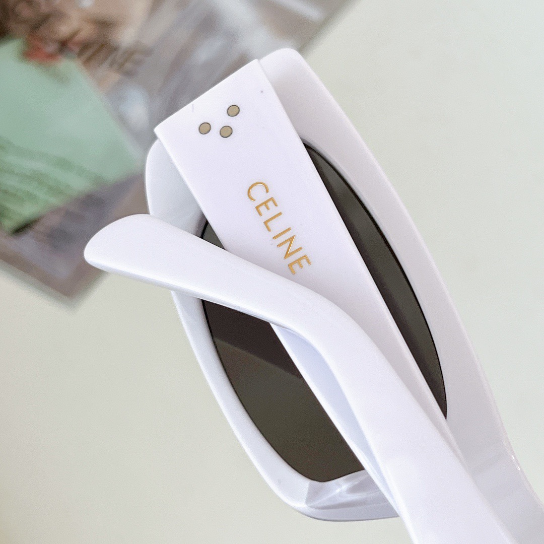 Celine-small square elegant style women's sunglasses