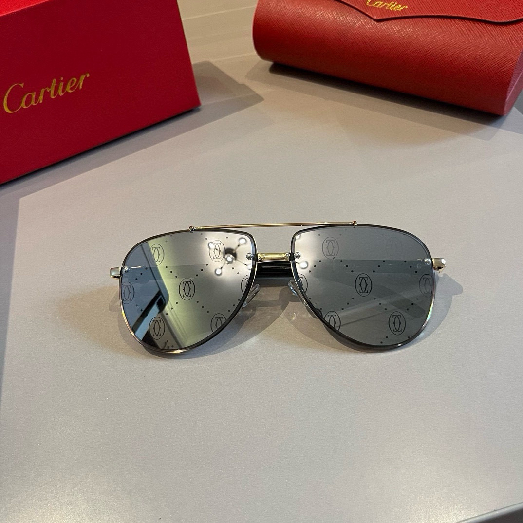 Cartier-official website new men's sunglasses