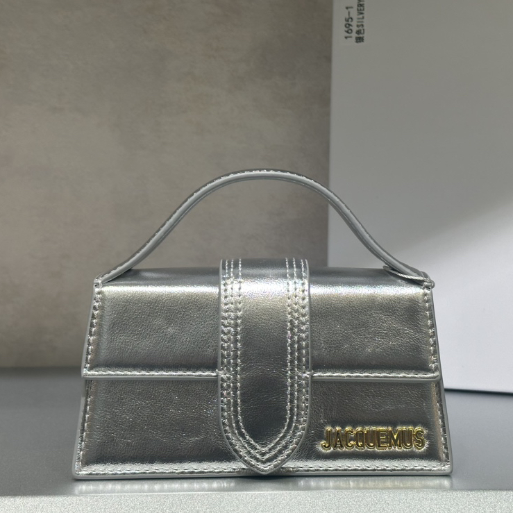 Jacquemus-Silver Flap Bag