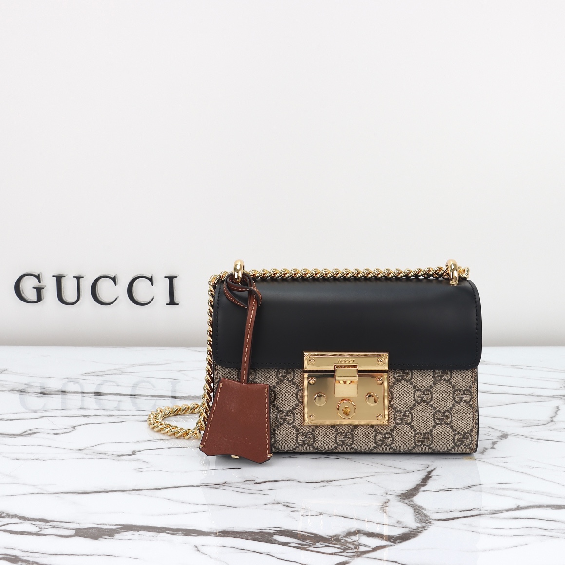 GUCCI-Padlock Lock chain bag