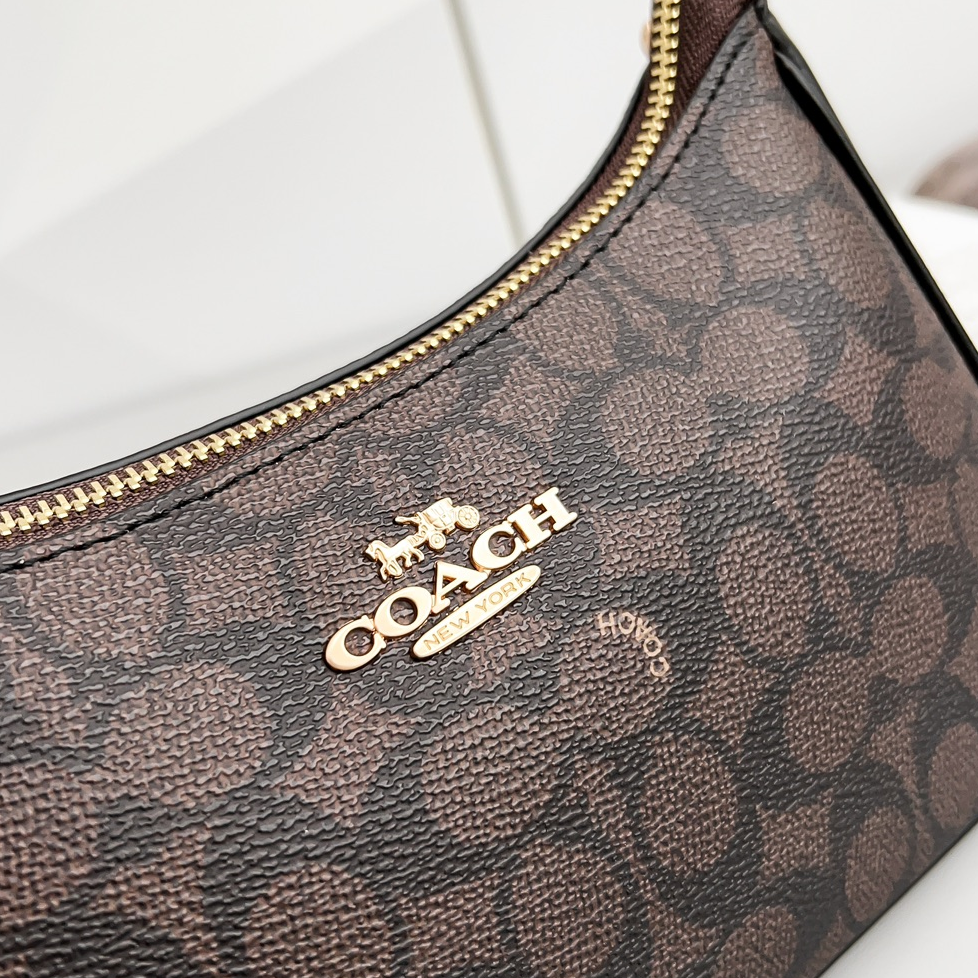 COACH - Teri 25 Leather Underarm Bag Handbag Shoulder Crossbody Bag