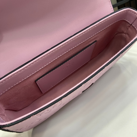 GUCCI-Ultra Mini Light Purple Leather Shoulder Backpack