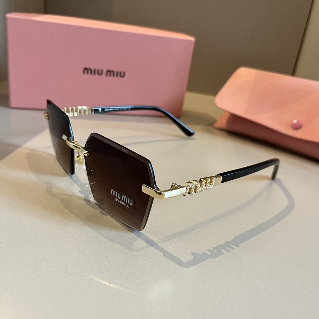 MiuMiu-2024 New Large Frame Sunglasses