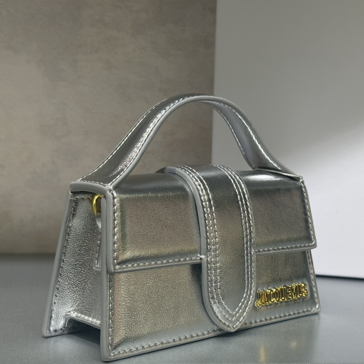 Jacquemus-Silver Flap Bag