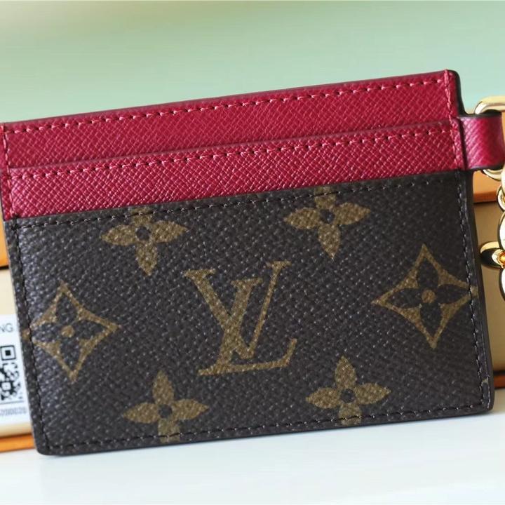 LV-zip vertical classic wallet