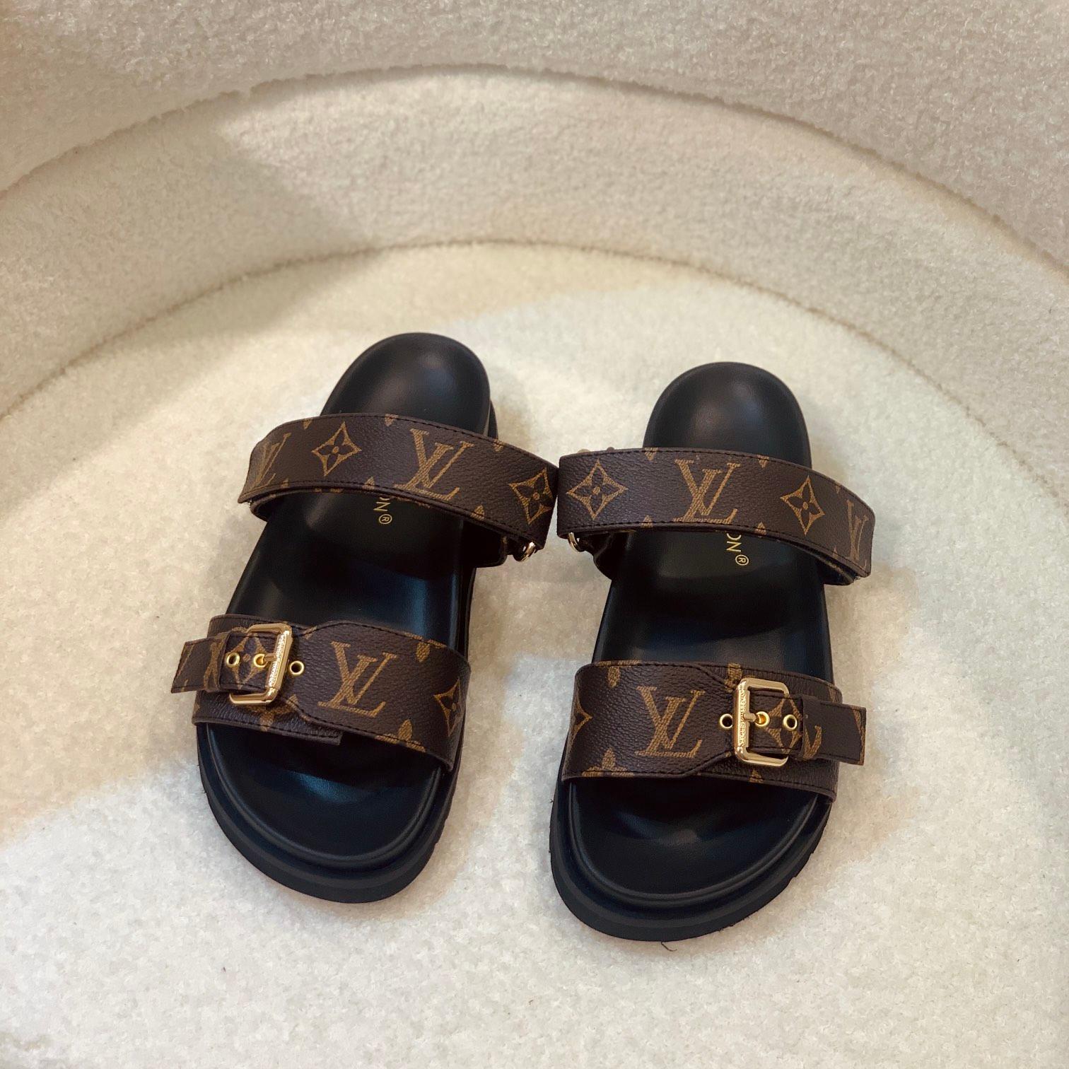LV-spring and summer new beach sandals slippers