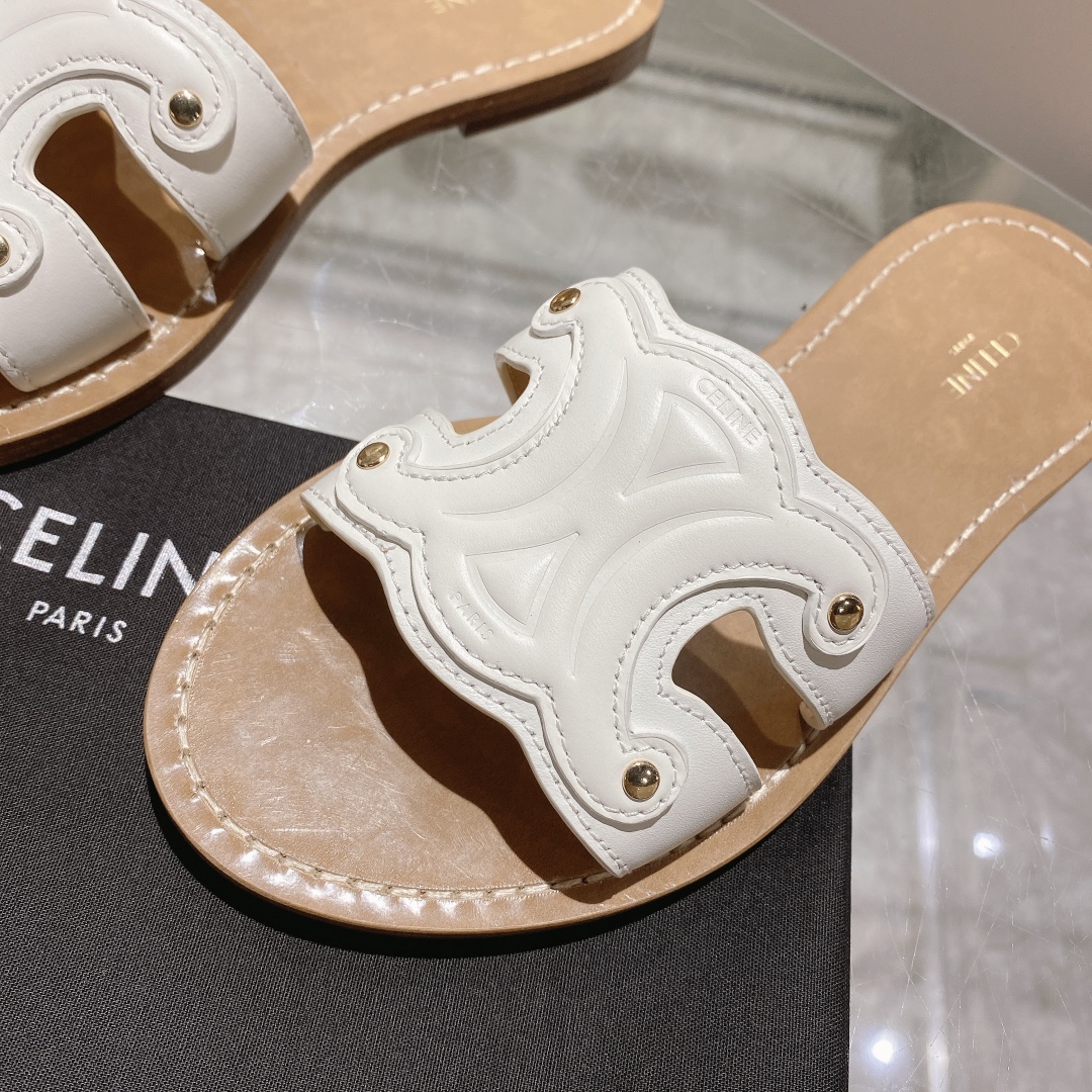 Celine-One word slippers