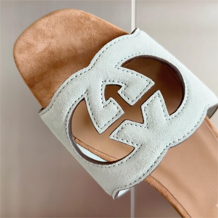Gucci-Lido series Interlocking Sandals