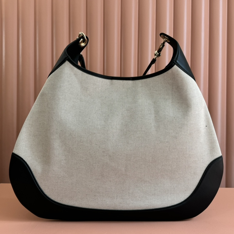 GUCCI - Body Removable Shoulder Strap Magnetic Closure Canvas Shoulder Handbag