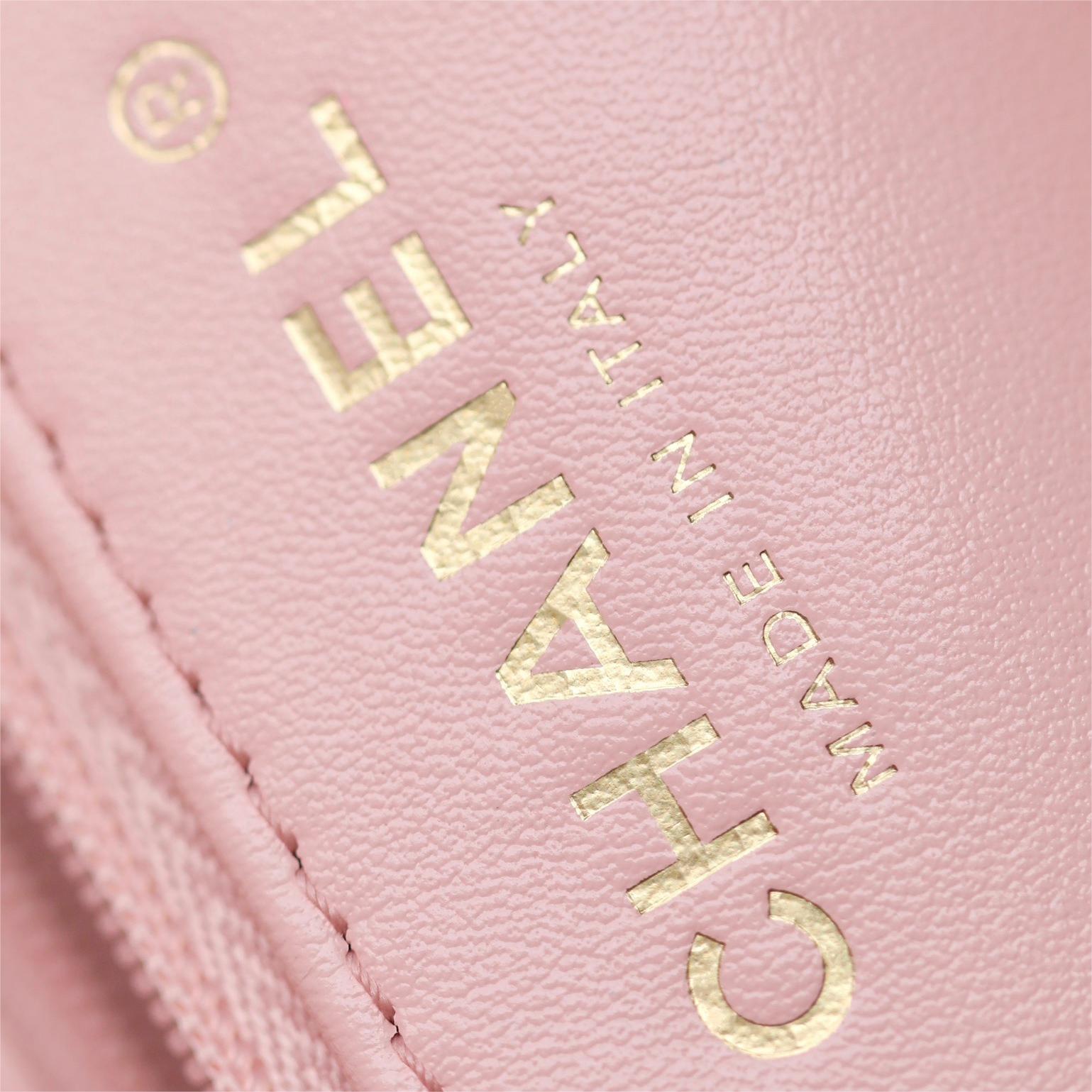 Chanel-Kelly Large Pink Handheld Chain Bag