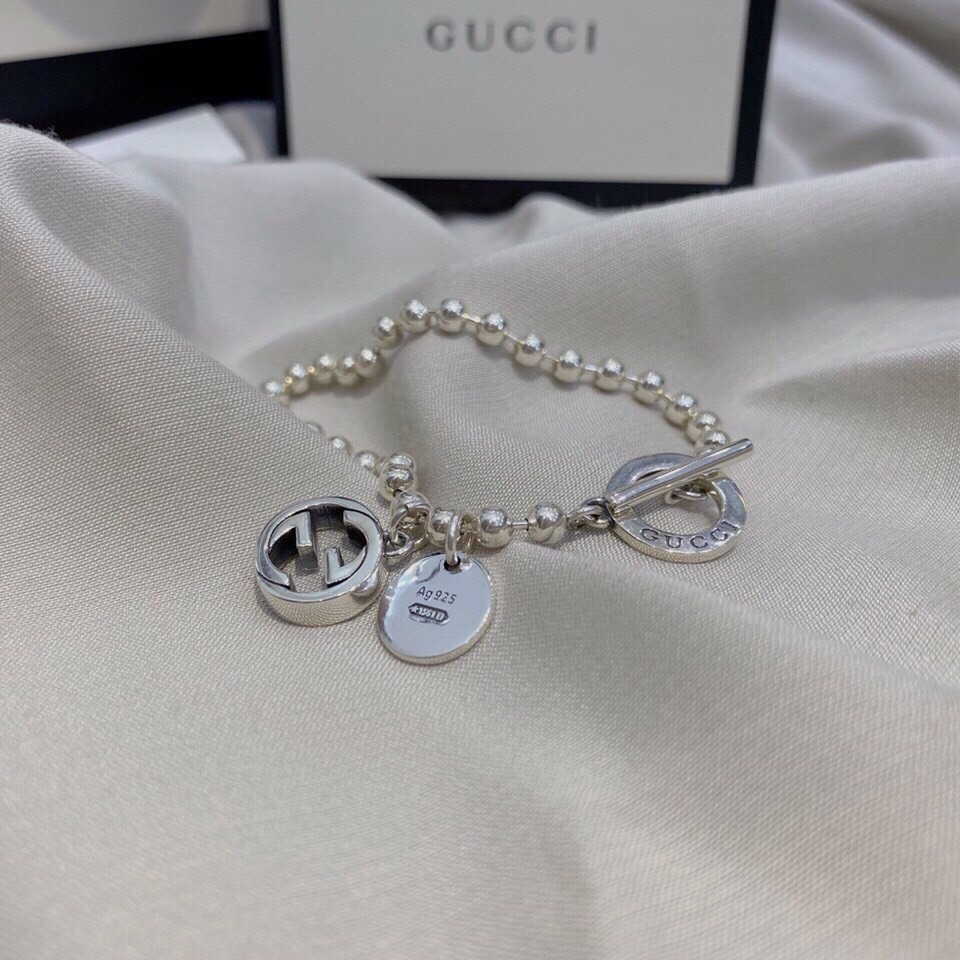 GUCCI-Double G bead bracelet