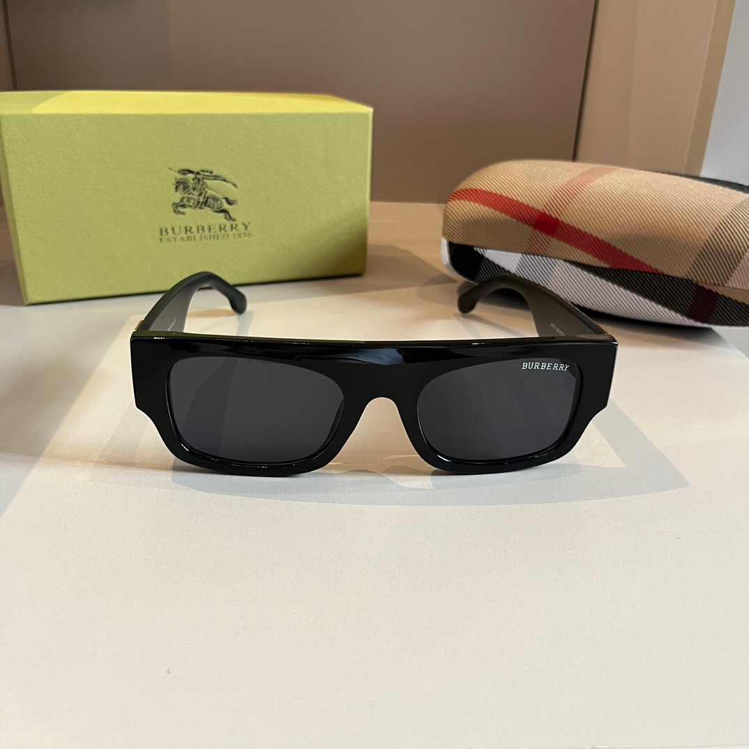 Burberry-unisex side large logo sunglasses