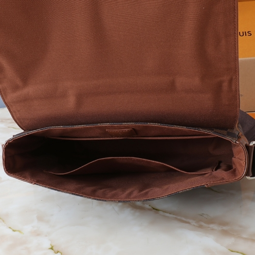 LV-Classic Checkered Postman Bag