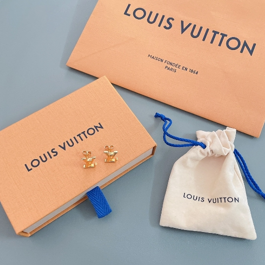 LV-Simple Classic and Versatile Logo Earrings