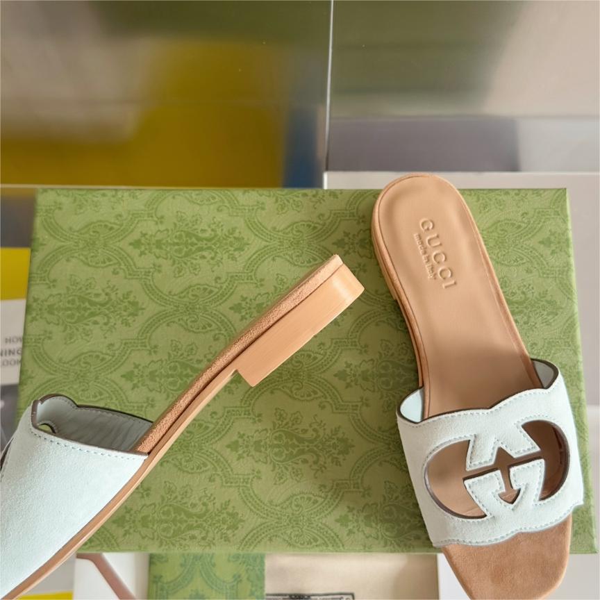 Gucci-Lido series Interlocking Sandals