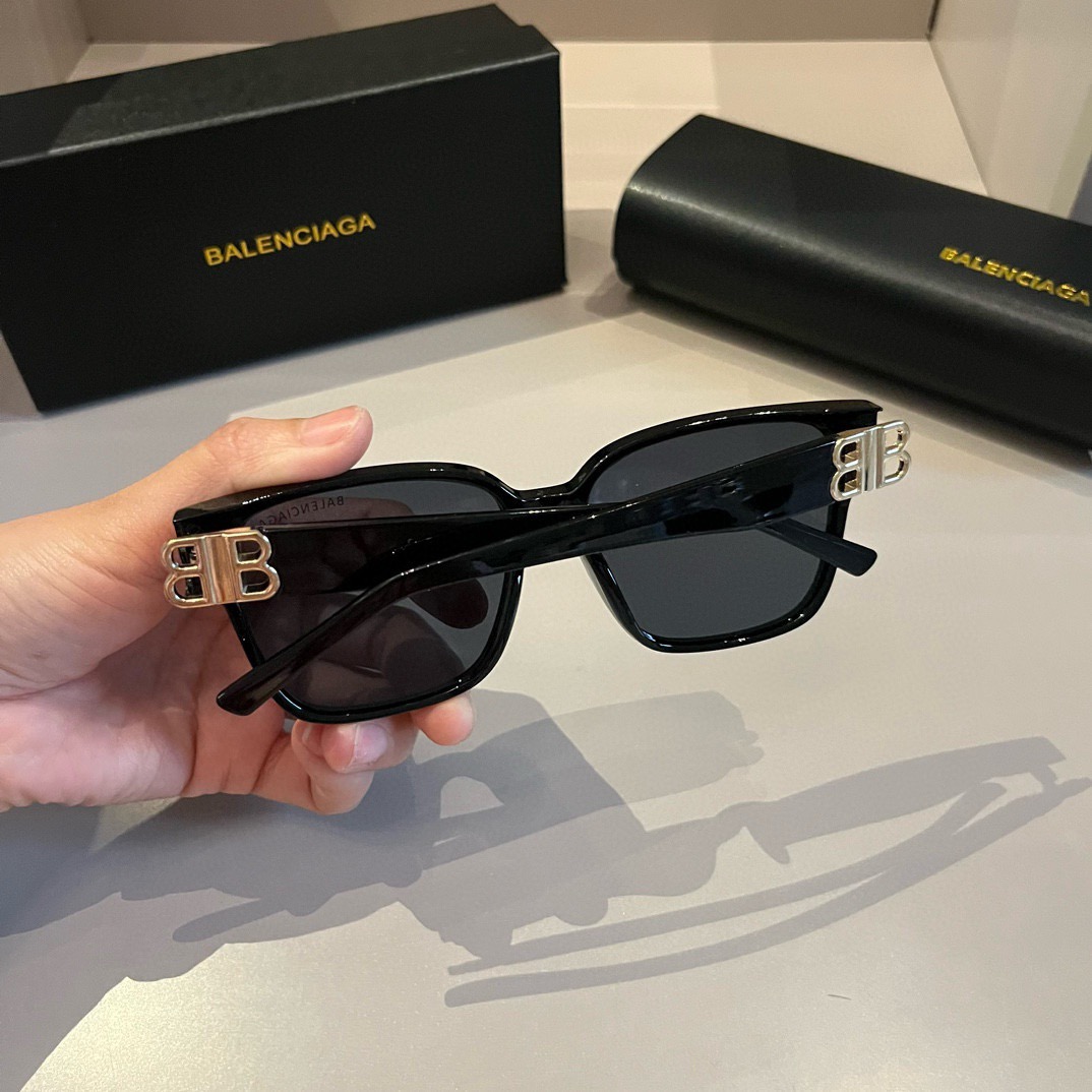 Balenciaga-square retro trendy unisex sunglasses