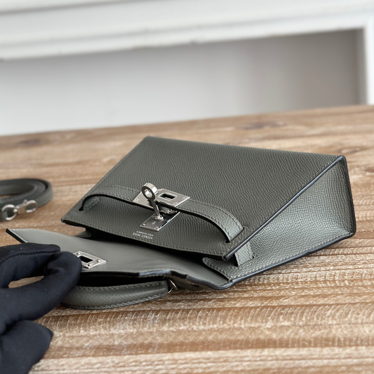 Hermès - Kelly Mini Leather Handbag Shoulder Crossbody Bag