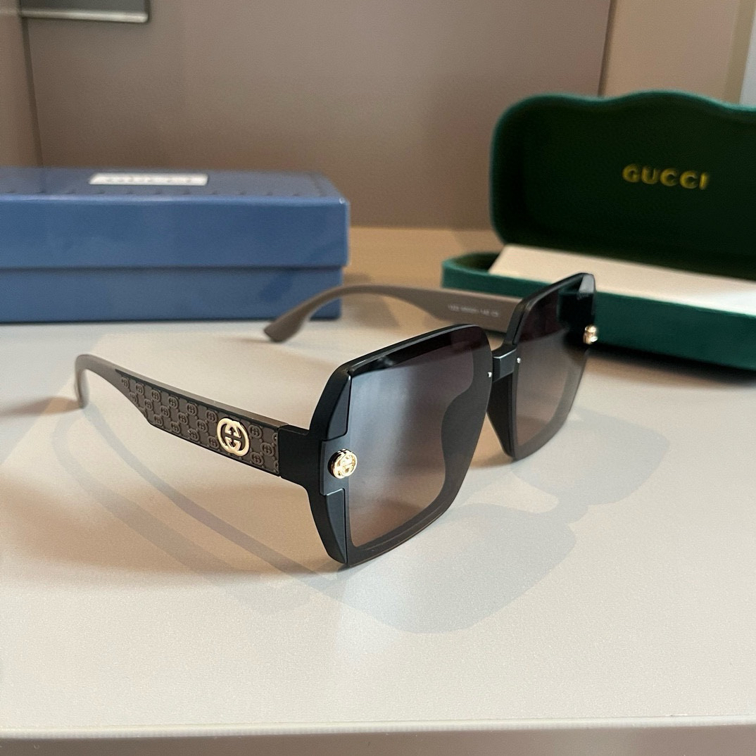 Gucci-unisex small box design sunglasses with a sense of design