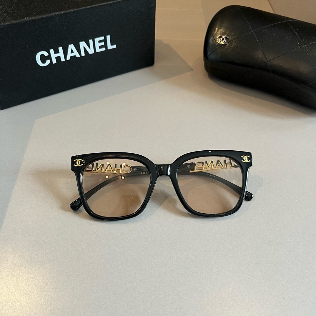 Chanel-2024 Official early spring new optical lens large frame Sunglasses