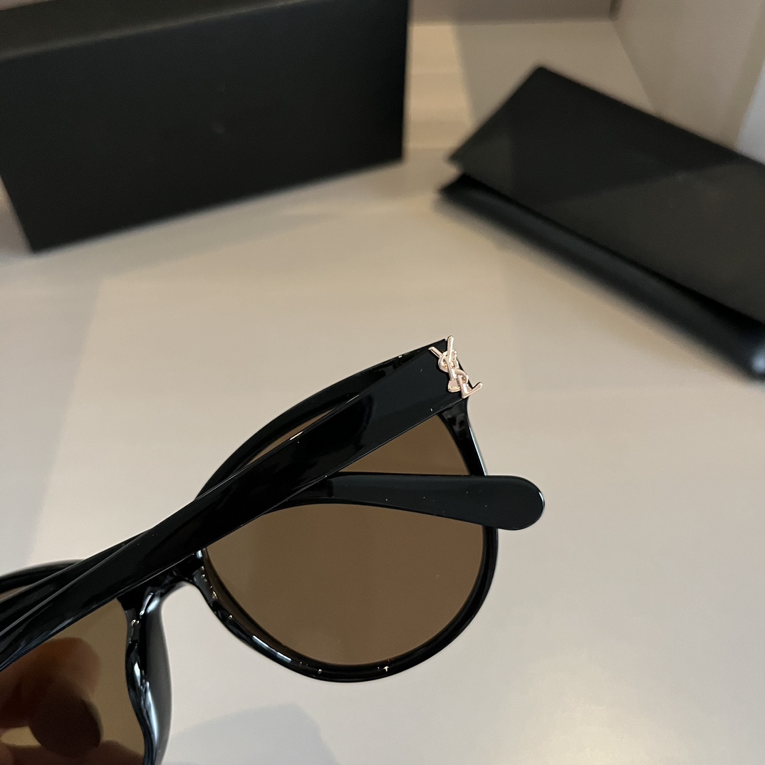 YSL-Women's Round Frame Sunglasses