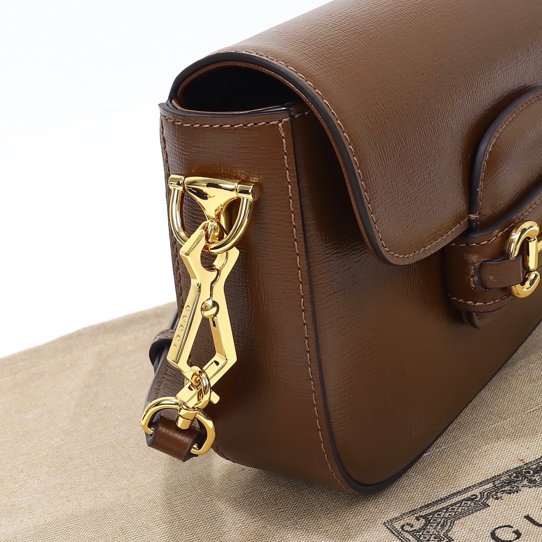 Gucci-1955 Horsebit Bag with Buckle and Saddle