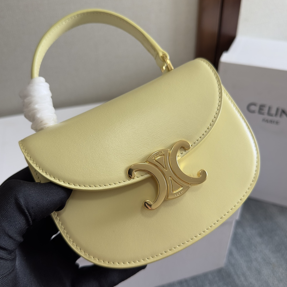 CELINE - Mini Besace Triumphal Arch Shoulder Cross Handbag