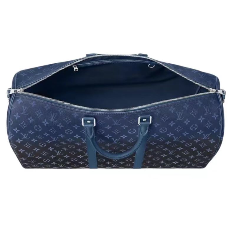 LV-keepall Bandouliere 55 Shoulder Bag Blue