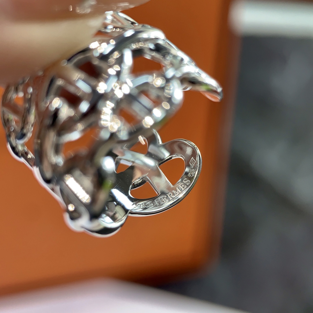 Hermes-Pig Nose Wide Open Ring