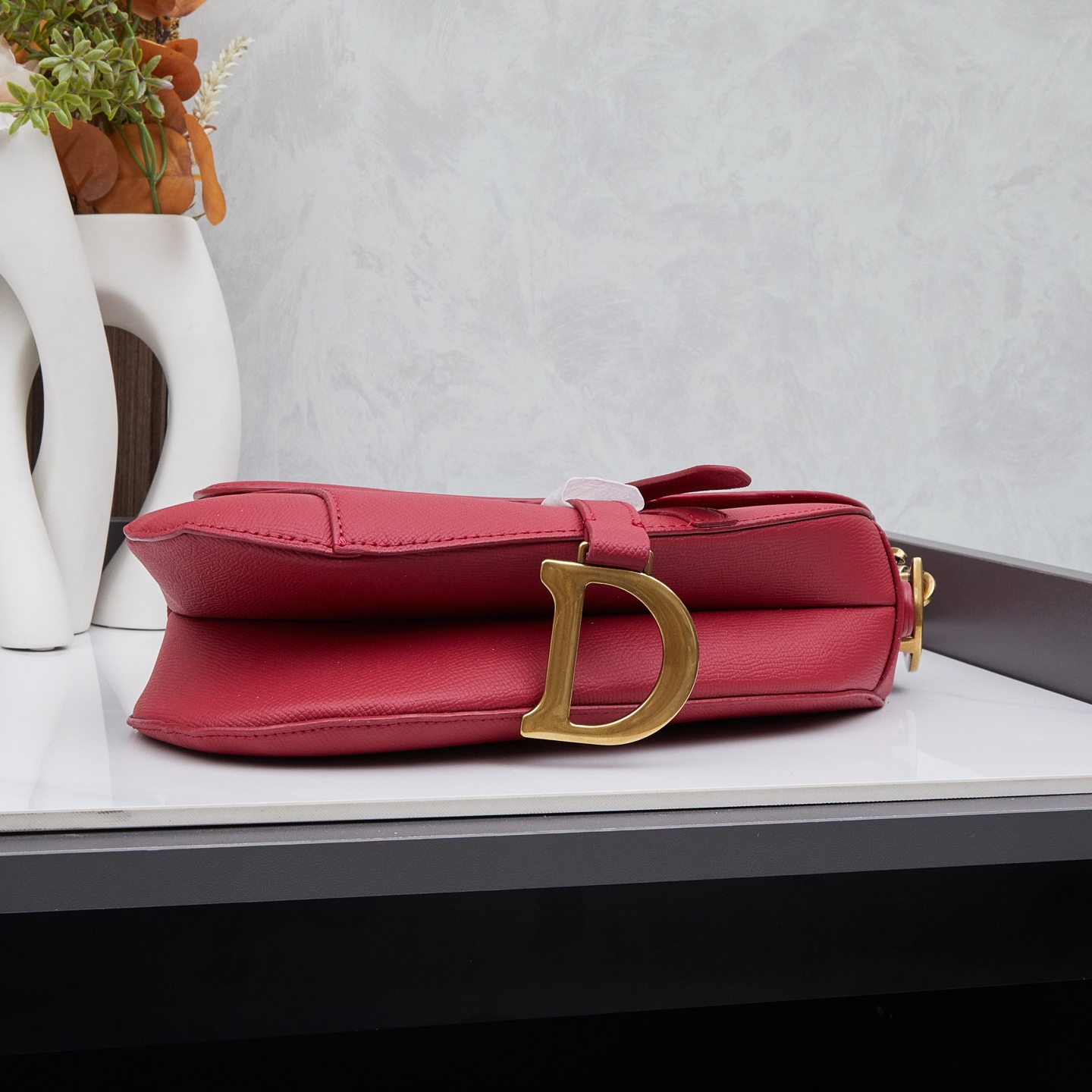 DIOR - Dior Saddle Cowhide Leather Handbag Shoulder bag