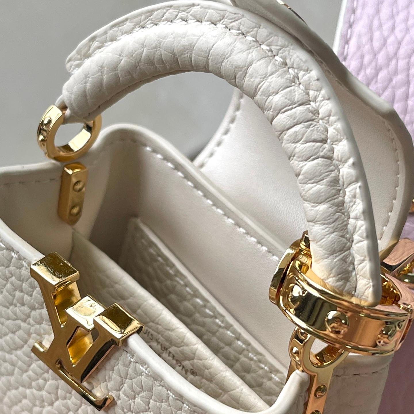 LV-pink shoulder bag mini capucines handbag