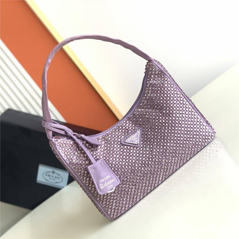 Prada-Flash Diamond Hobo