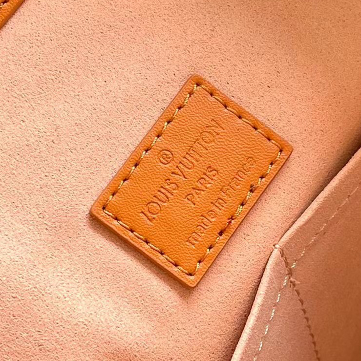 LV-Orange Cowhide Handba