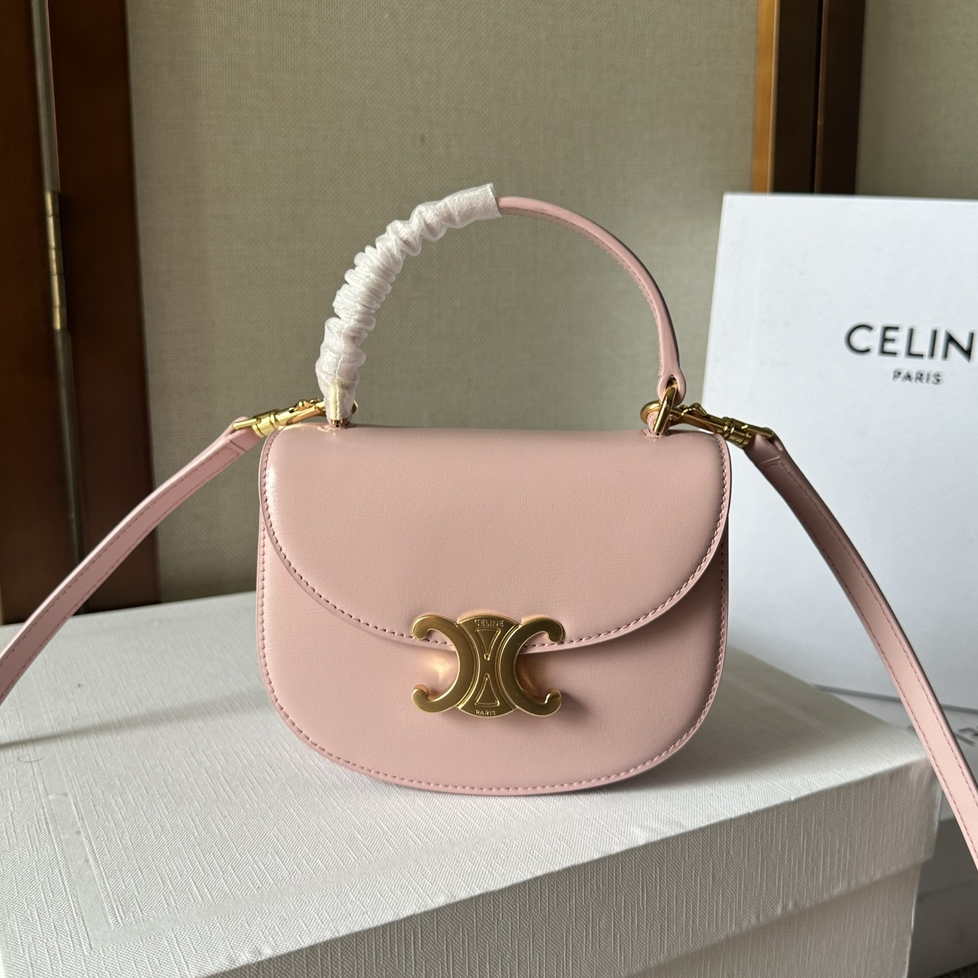 CELINE - Mini Besace Triumphal Arch Shoulder Cross Handbag
