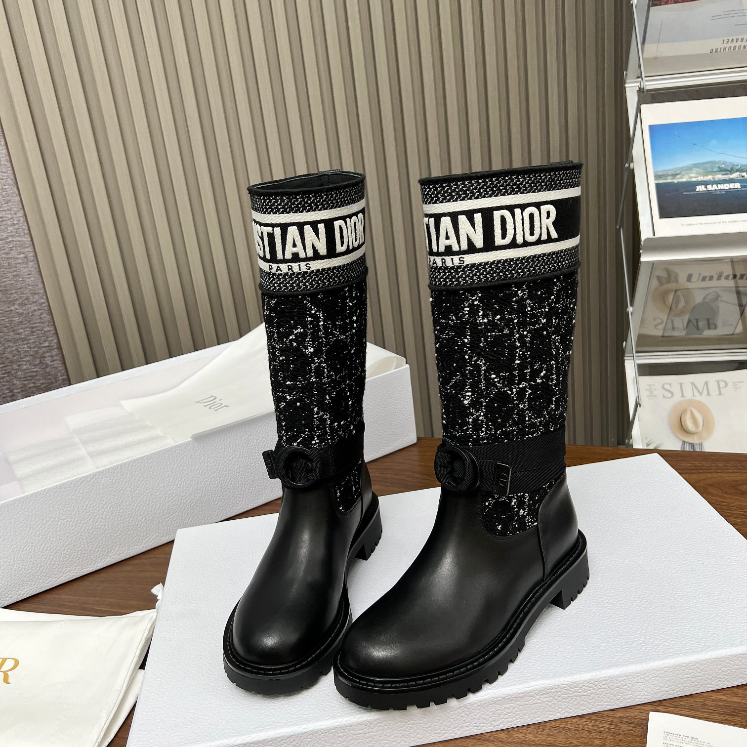 Dior-Retro workwear boots shoes