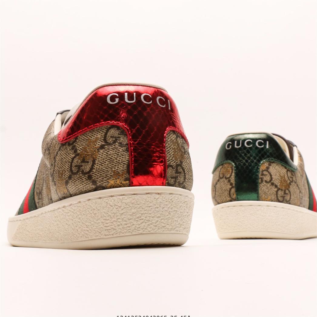 GUCCI-Couple style white shoes