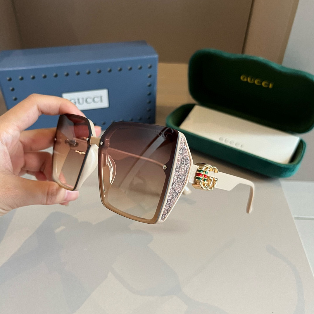 Gucci-new fashionable and versatile large box sunglasses