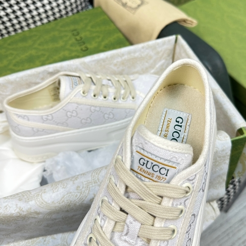 GUCCI-Classic Presbyopia Cloth Thick Soled Shoes