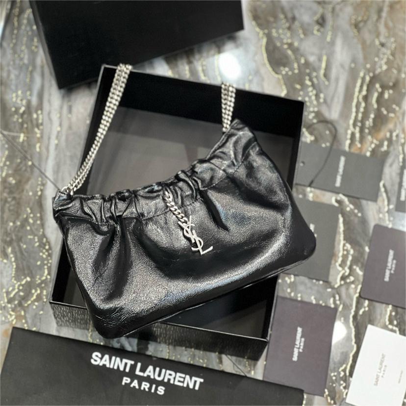 YSL-mini leather shoulder bag