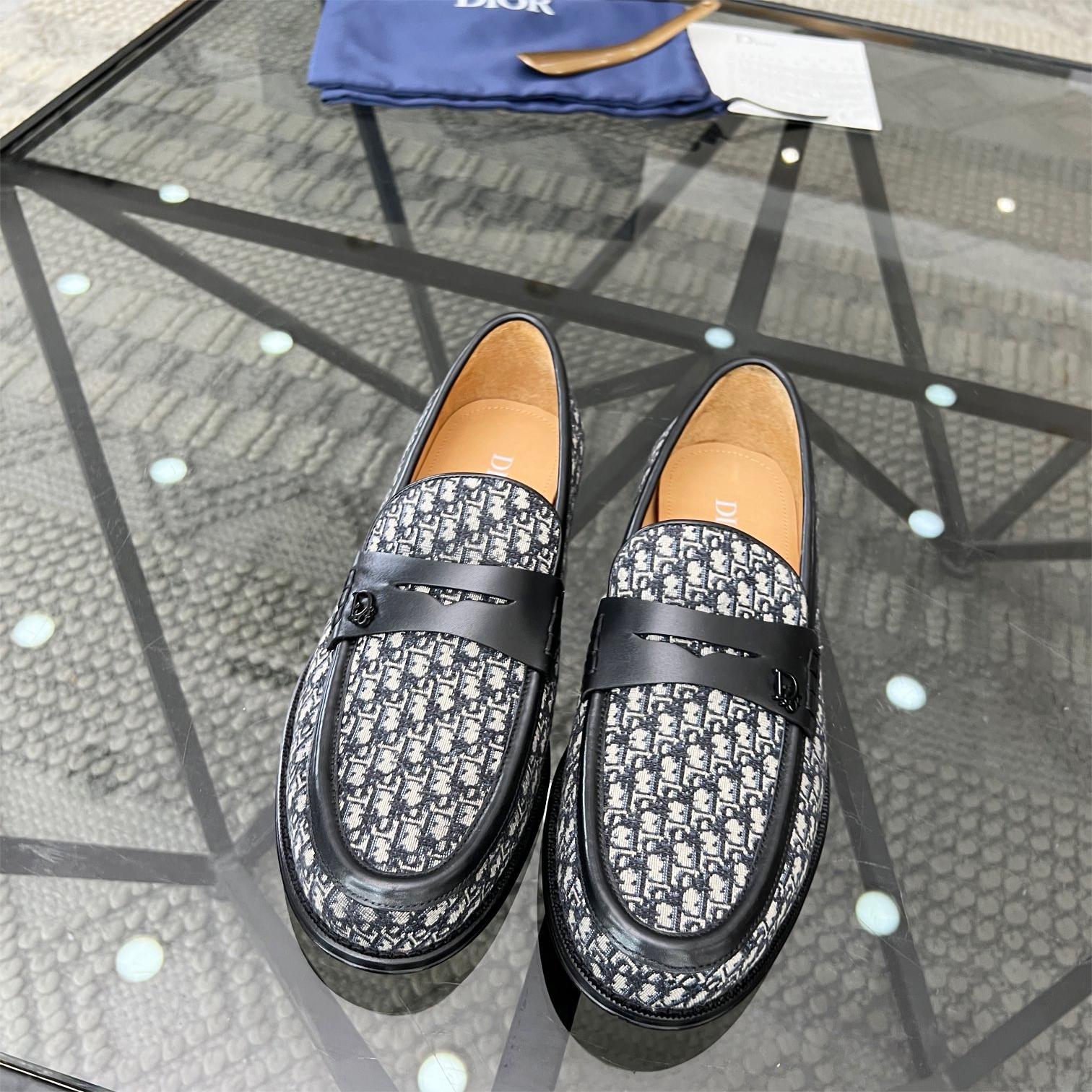 Dior-Genuine leather outsole leather shoes