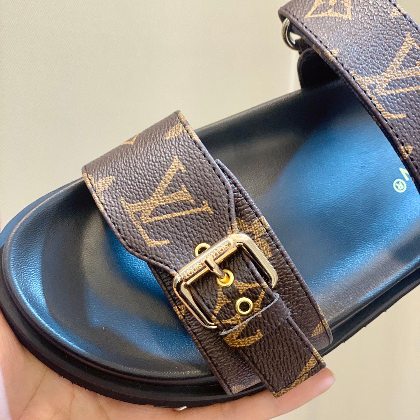 LV-spring and summer new beach sandals slippers