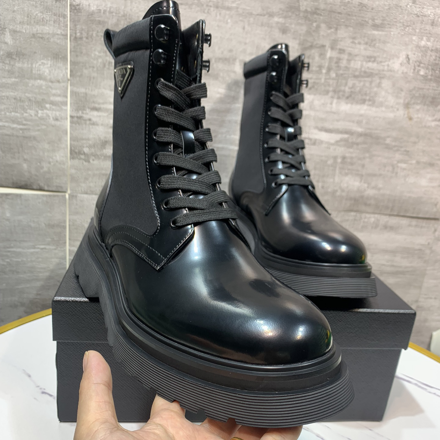 PRADA - Black Short Boots