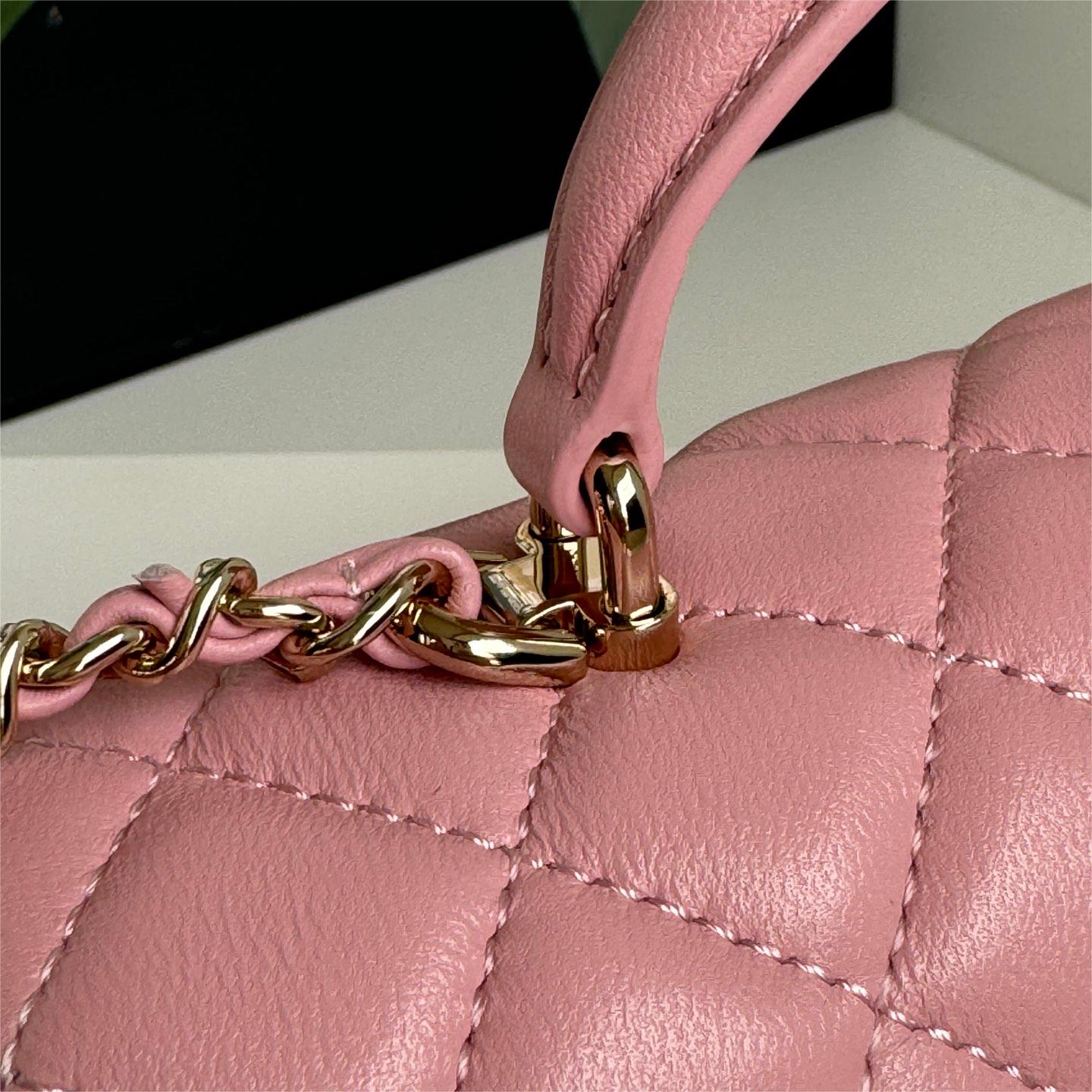 Chanel-21k Latest Mini CF Handle Handbag