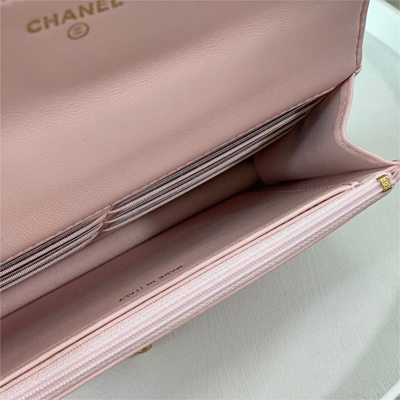 Chanel-Mini pink hood bag with handle
