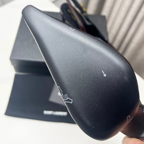 YSL-Mirad Open Bead Back Empty Hardware Buckle High Heels