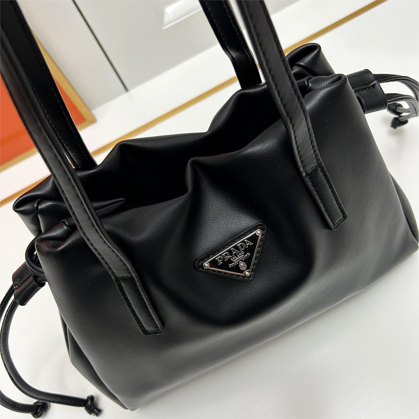 Prada-Drawstring Cloud Bag